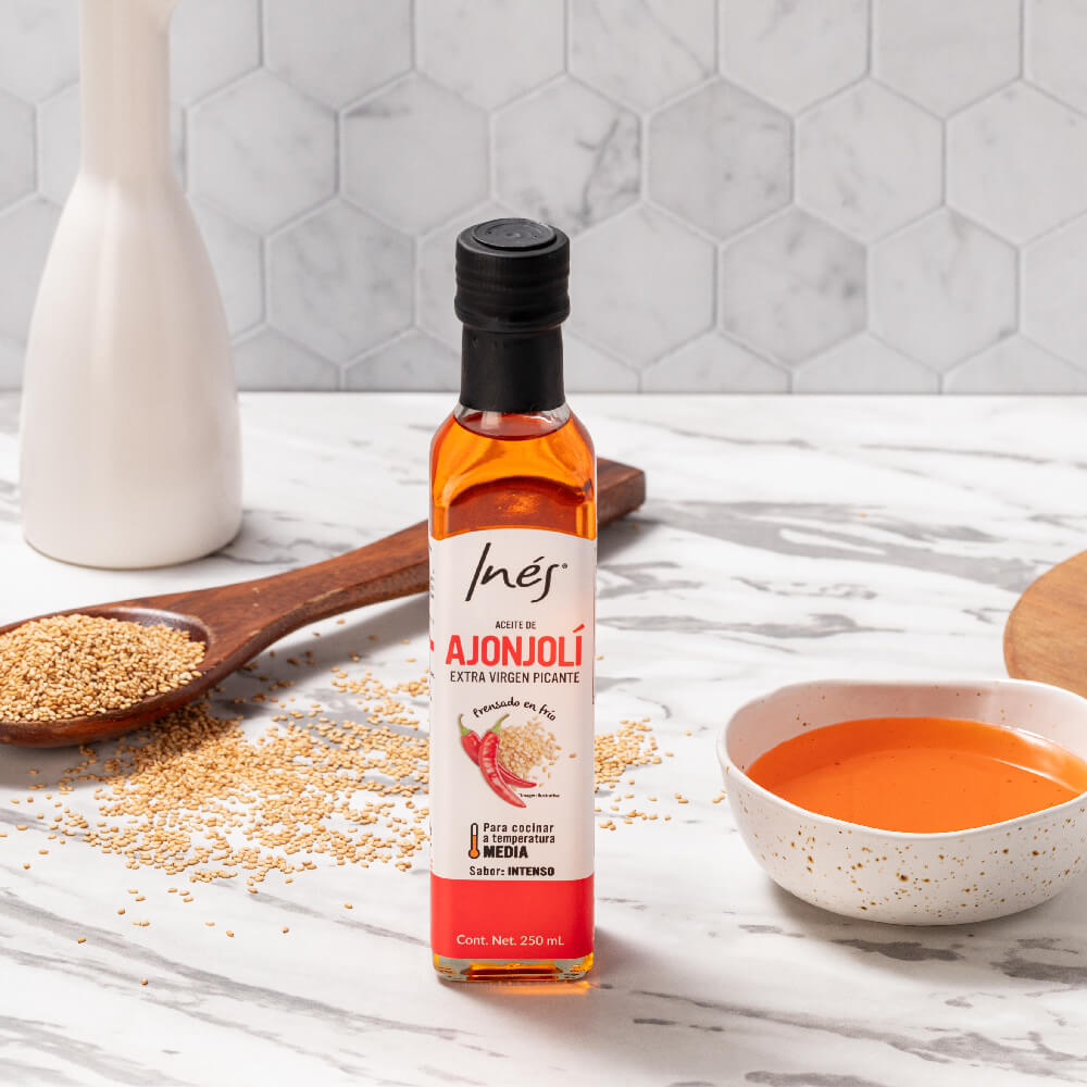 Ines Spicy Extra Virgin Sesame Oil 250 ml