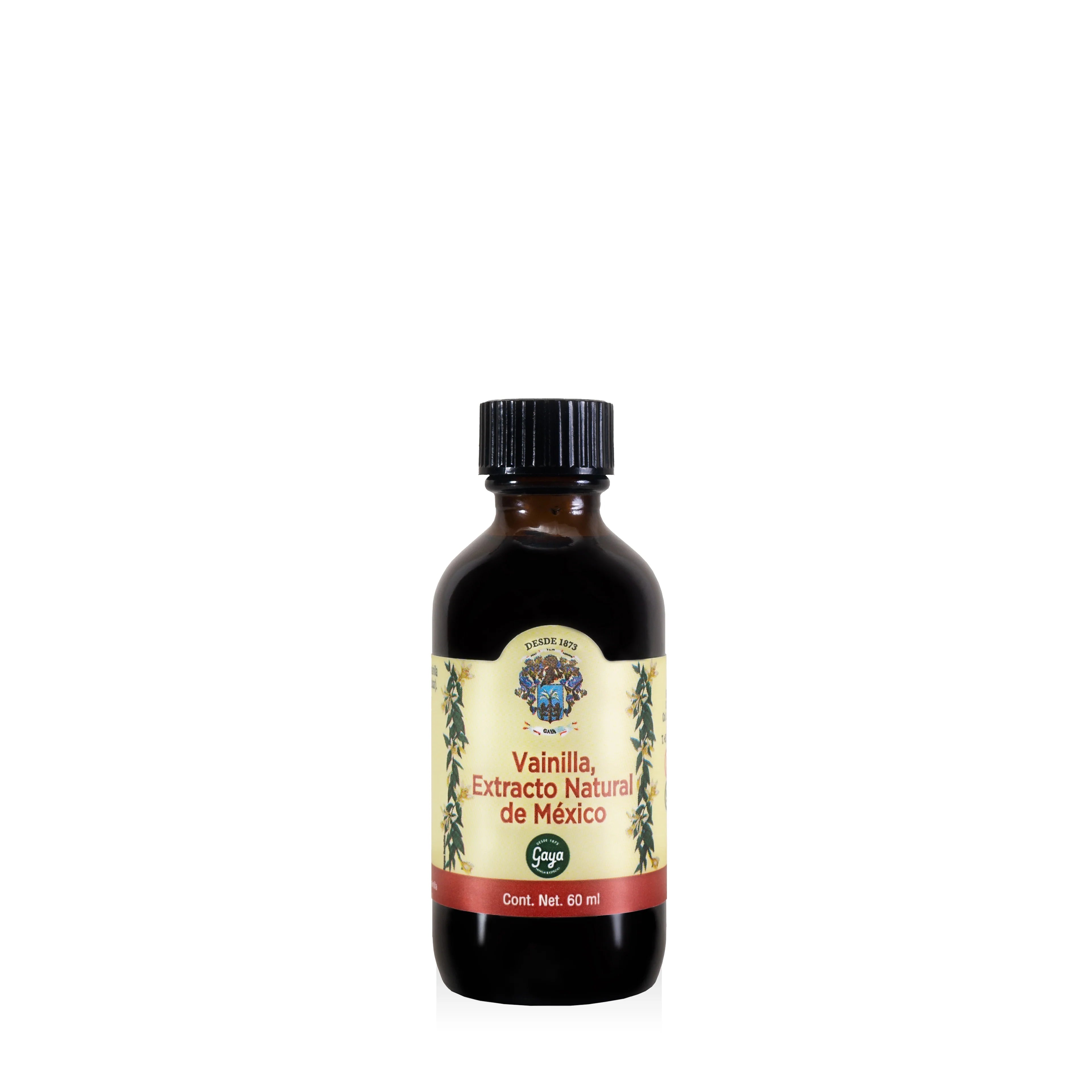 Extracto Natural de Vainilla Mexicana Sin Azúcar 60ml - Gaya