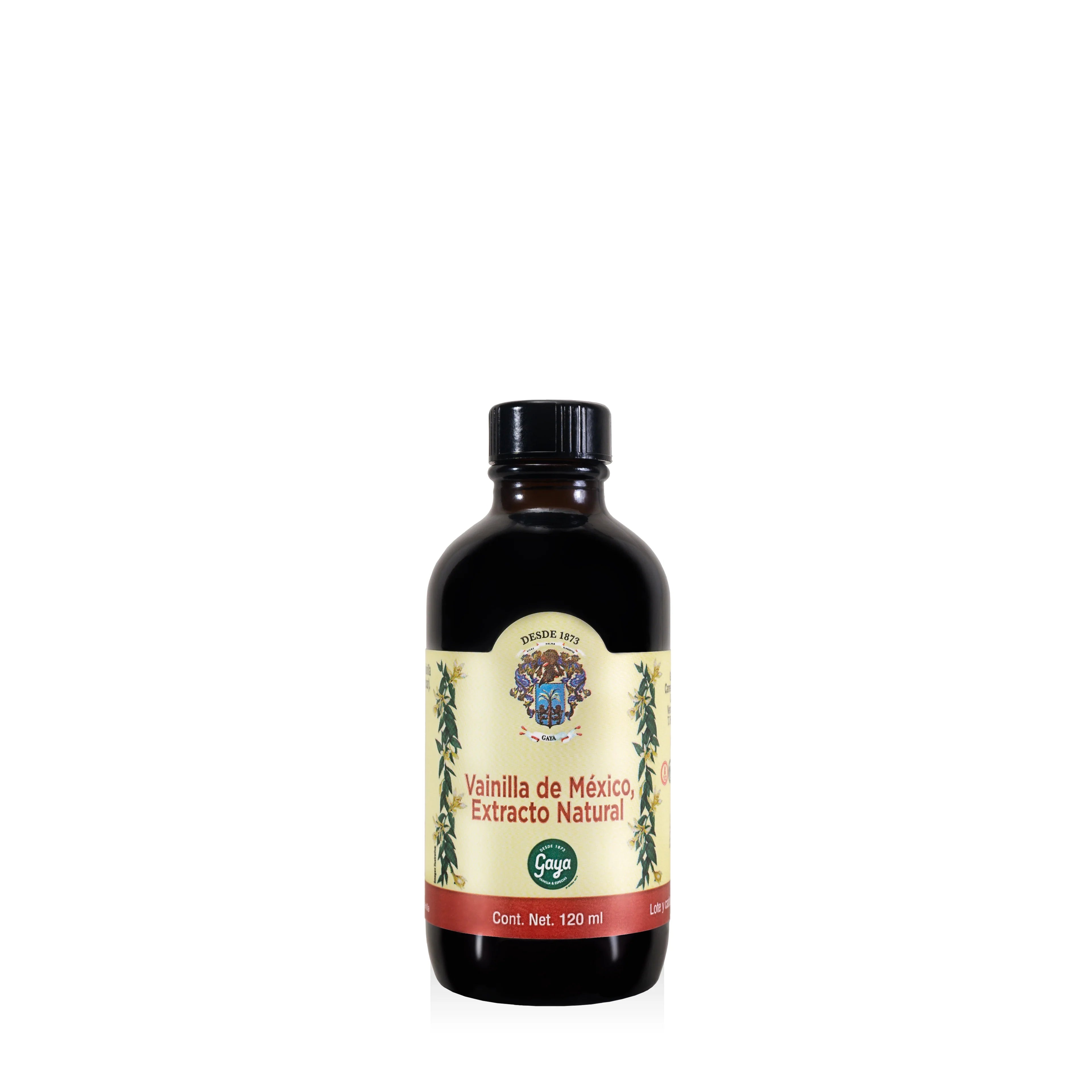Extracto Natural de Vainilla Mexicana Sin Azúcar 120ml - Gaya