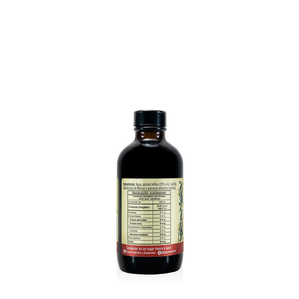 Sugar-Free Mexican Vanilla Extract 120ml - Gaya