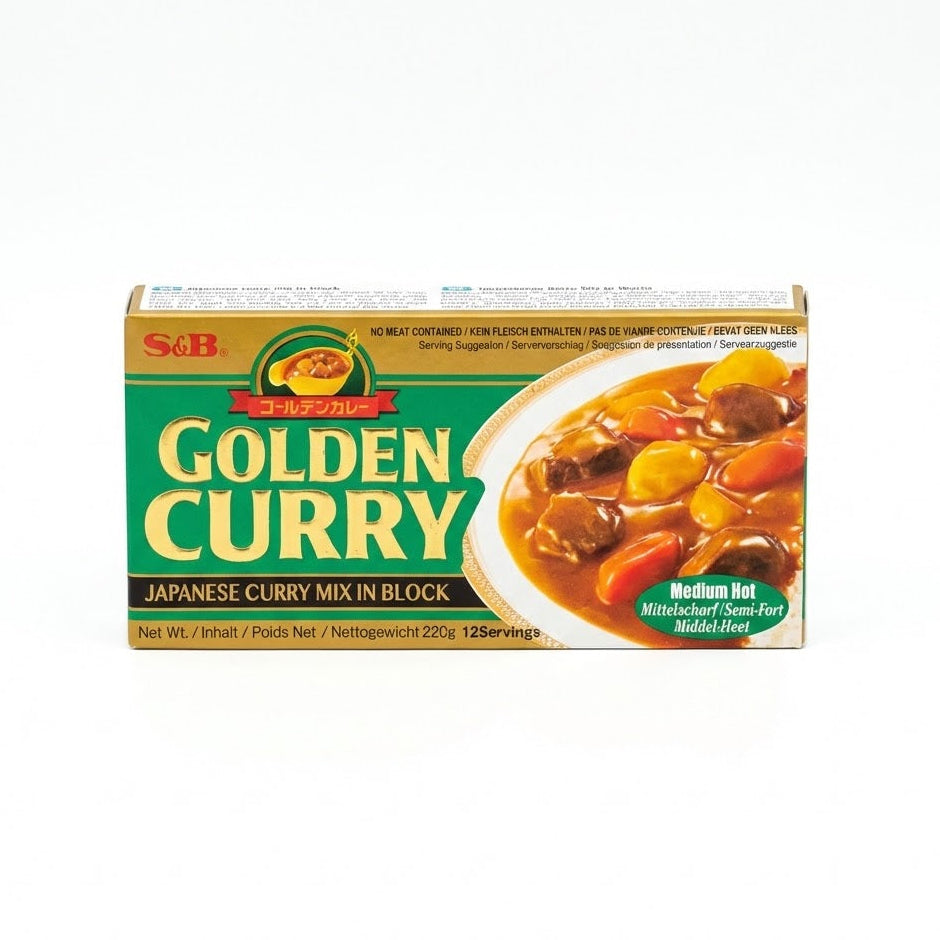 Golden Curry Japonés Medio (Medium) S&B 220 g