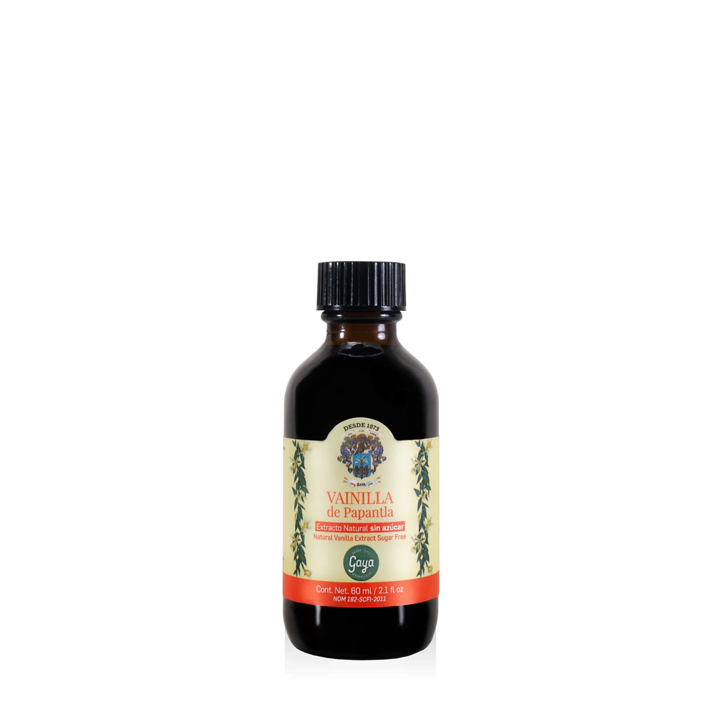 Sugar-Free Natural Vanilla Extract from Papantla 60ml - Gaya