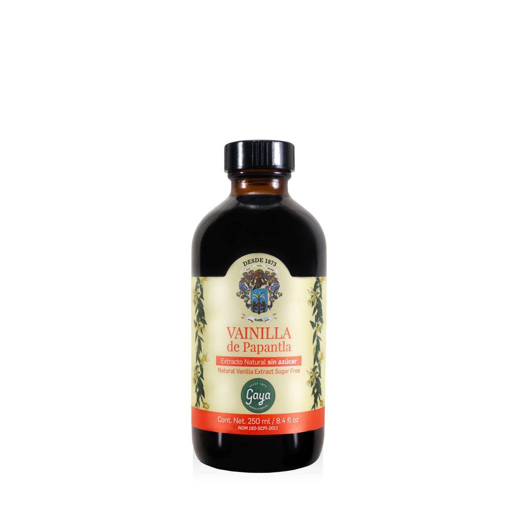 Sugar-Free Natural Vanilla Extract from Papantla 250ml - Gaya