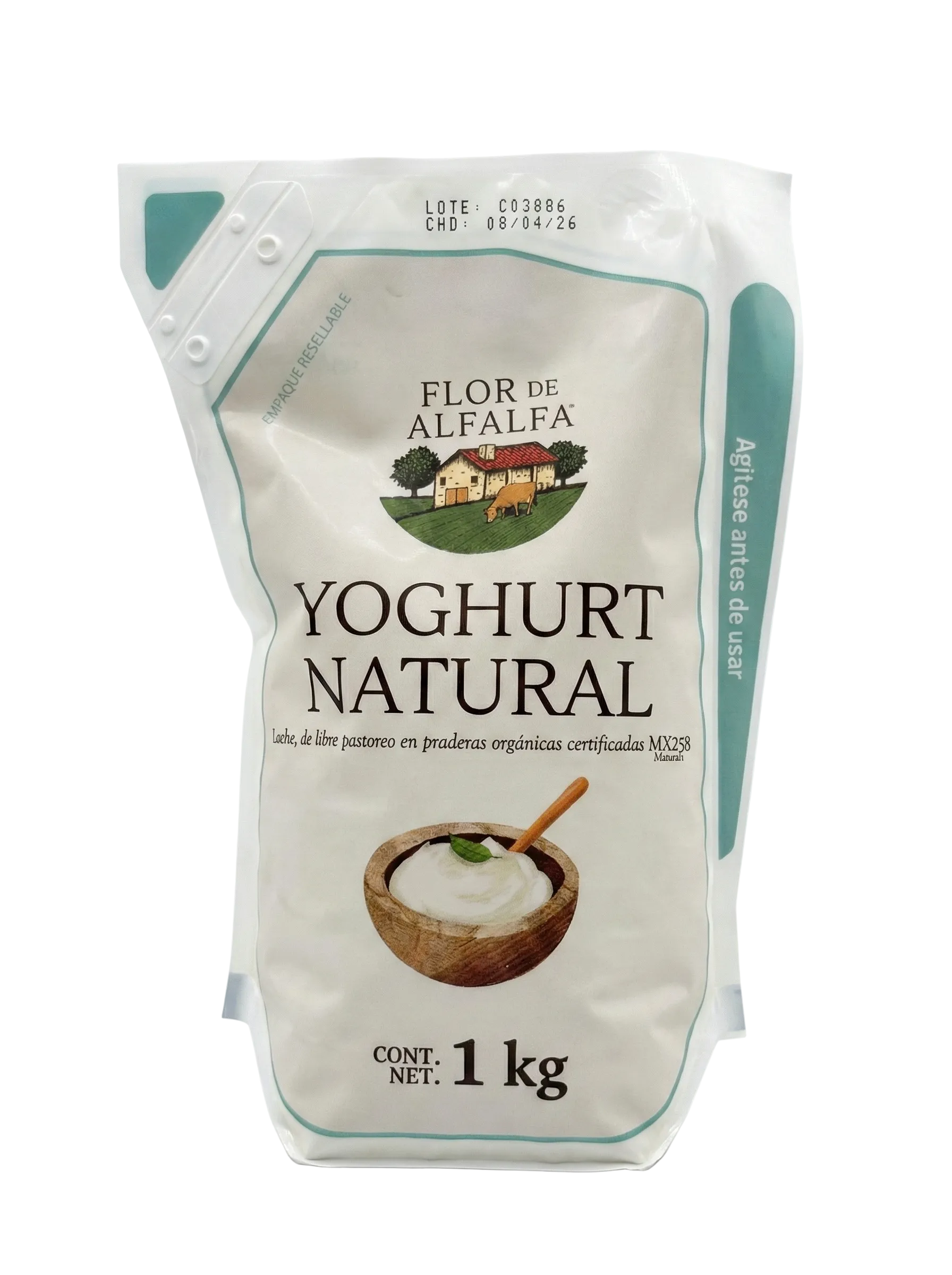 Yogurt Natural Flor de Alfalfa 1 kg