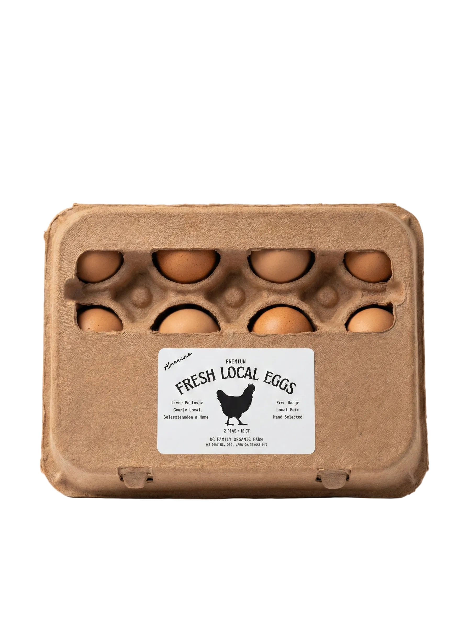 Huevos de Libre Pastoreo – Granja Local 12 pzas