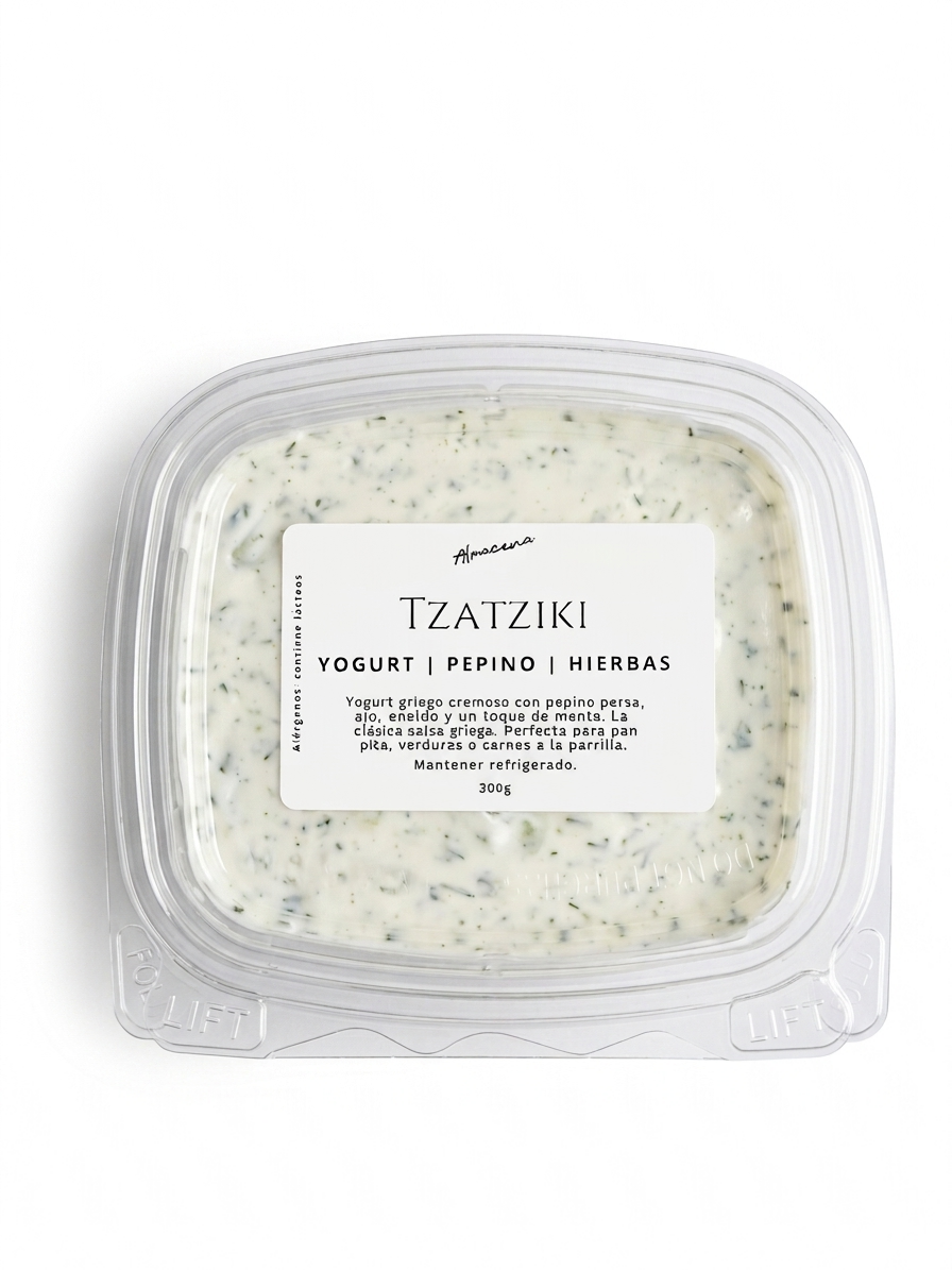 Tzatziki (Yogurt con Pepino y Menta)