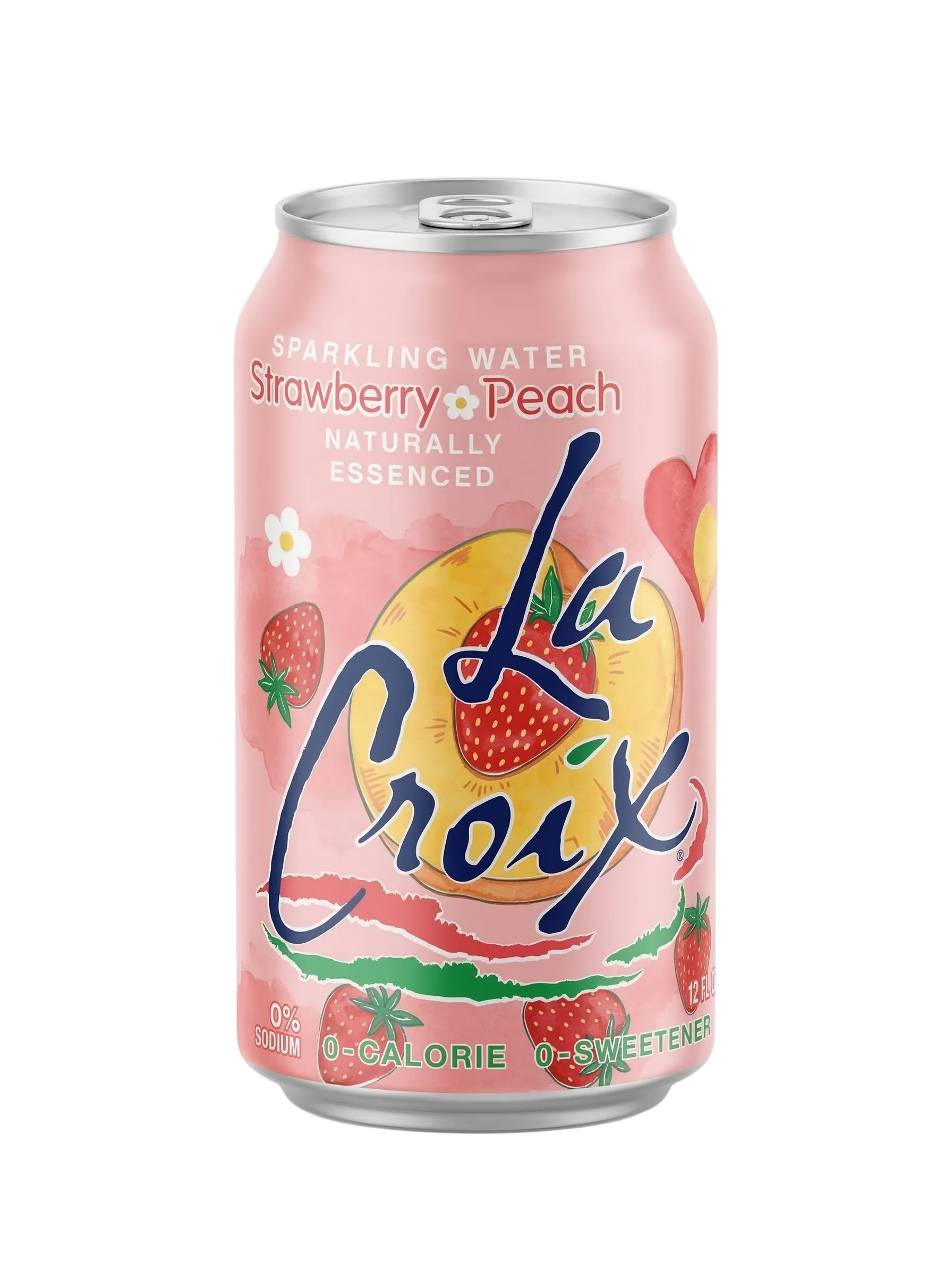 Agua Mineral con Gas LaCroix Fresa Durazno 355 ml