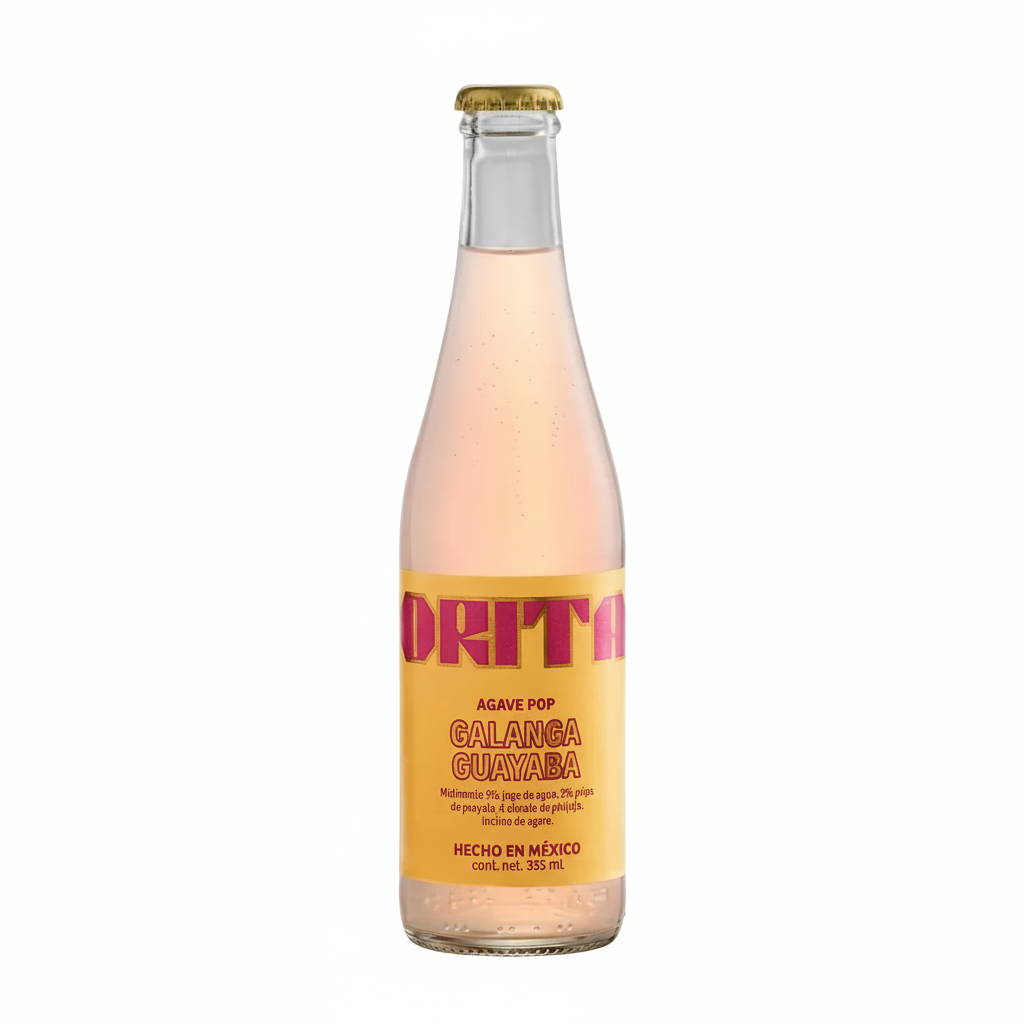 Orita Soda Artesanal · Sabor Galanga y Guayaba