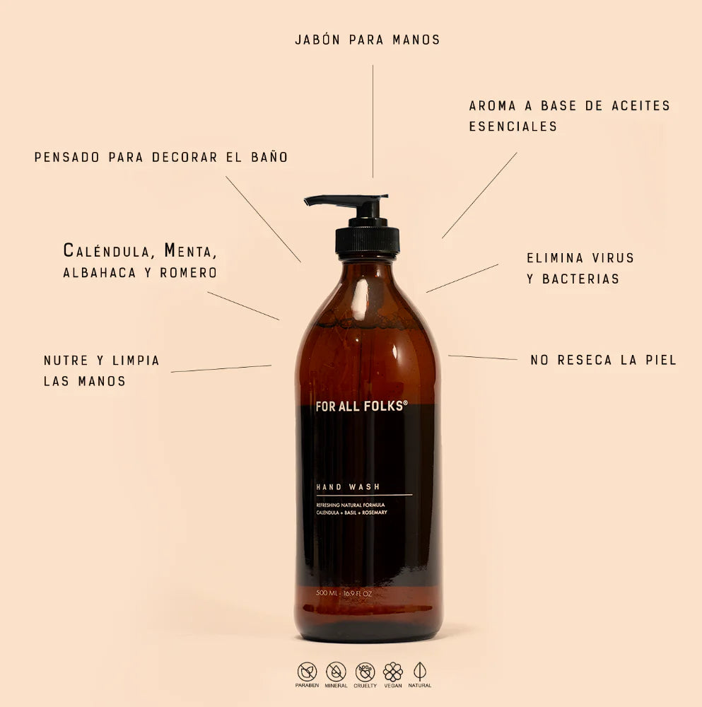 Handwash 500ml - For All Folks