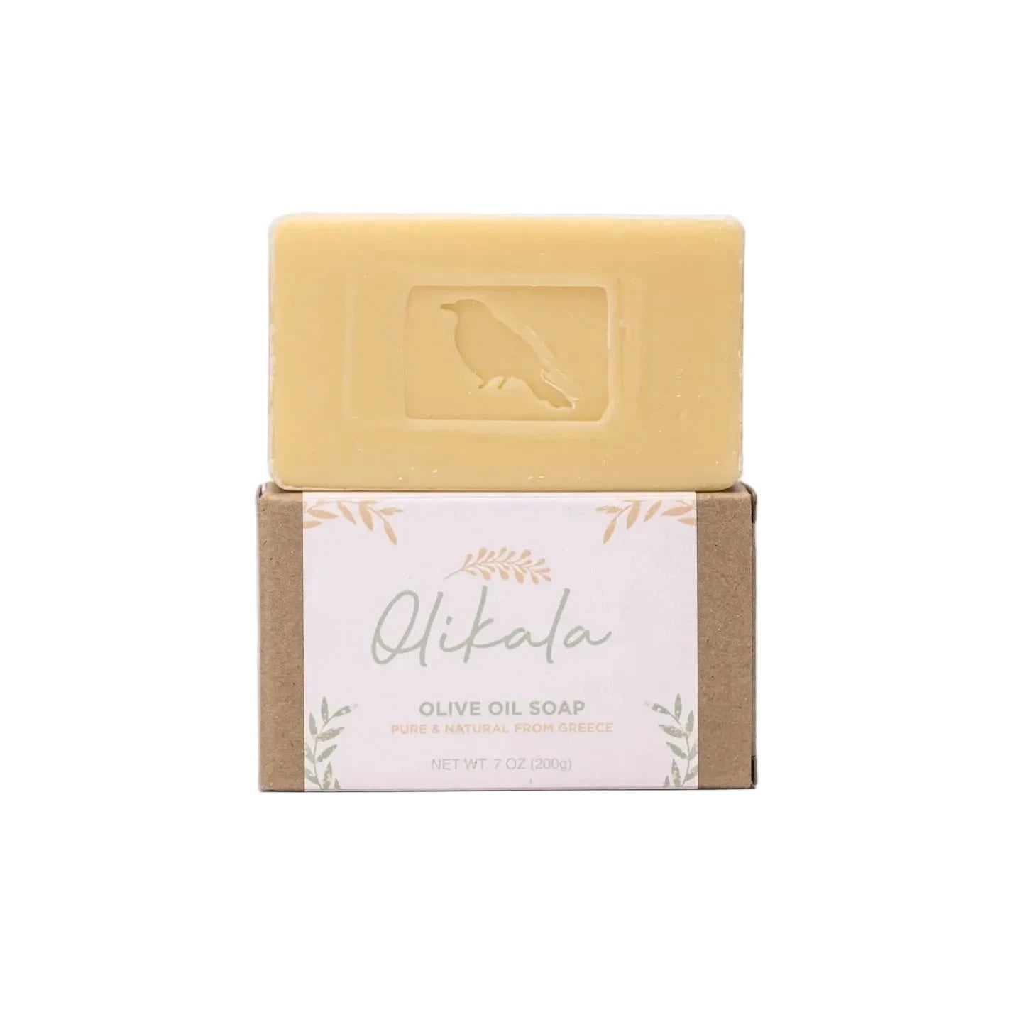 Barra de jabón griego artesanal de aceite de oliva 200 g – Olikala