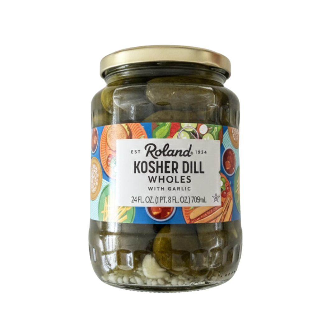 Pepinillos al eneldo kosher 709ml - Roland