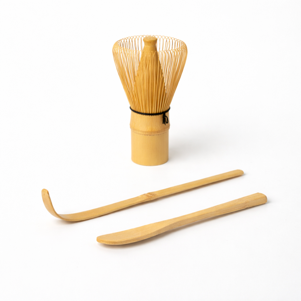 Juego de Chasen y utensilios de bambú